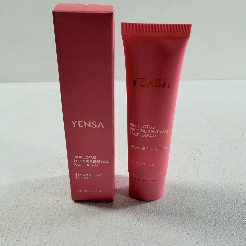 YENSA Pink Lotus Peptide Renewal Face Cream 1.7 Fl Oz / 50ml BNIB SEALED